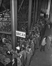 1947 World Series Game 1 - Standees